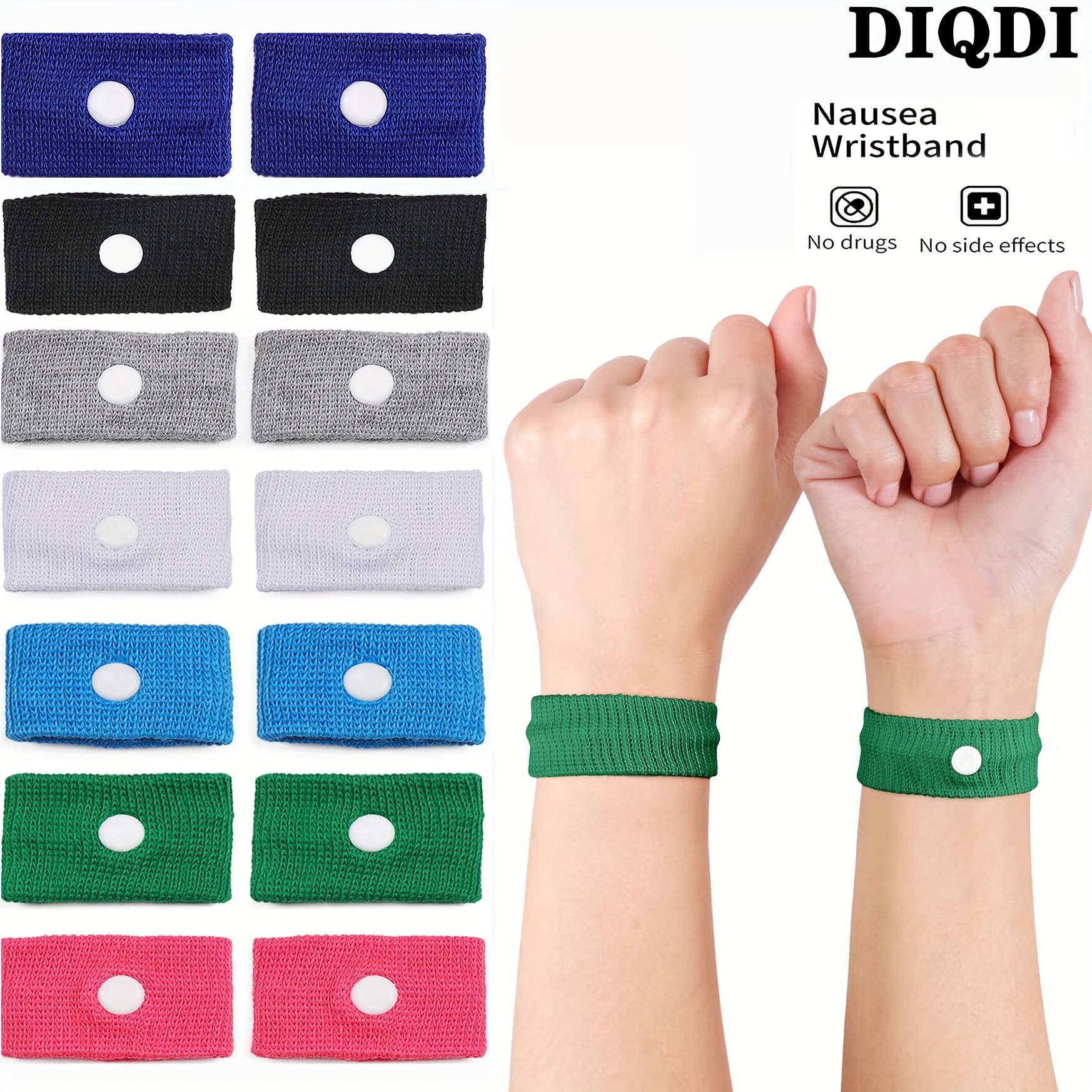 Anti Motion Sickness Wrist Supports, 2pcs Set